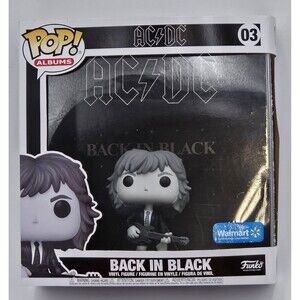 Funko Pop Albums: AC/DC Back in Black Walmart Exclusive #03 Angus Young Pop New